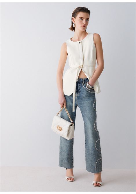 Gilet con cintura LIUJO | WA6209TS896X0760