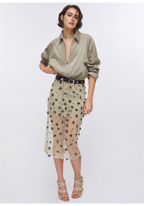 Longuette in tulle con ricami floreali LIUJO | WA6258J3860P9240