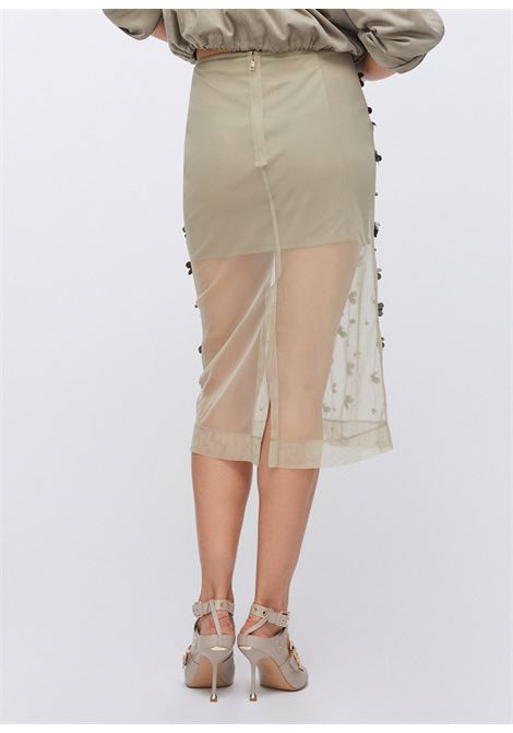 Longuette in tulle con ricami floreali LIUJO | WA6258J3860P9240