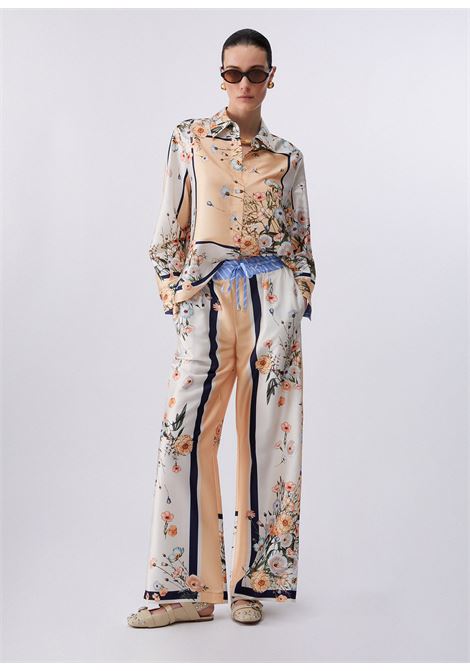 Pantaloni in twill stampato LIUJO | WA6358T2555P9546