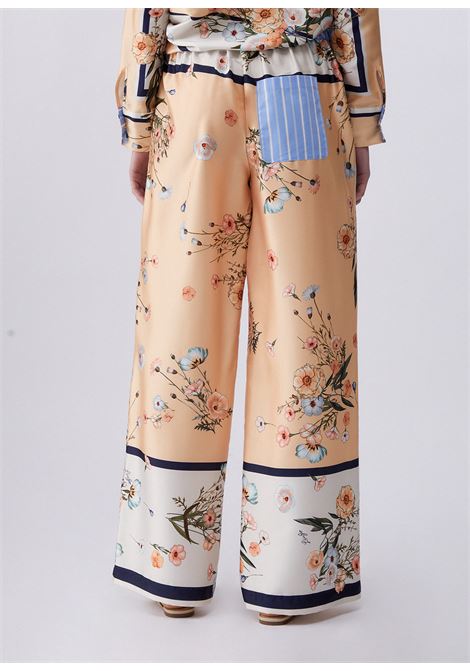 Pantaloni in twill stampato LIUJO | WA6358T2555P9546