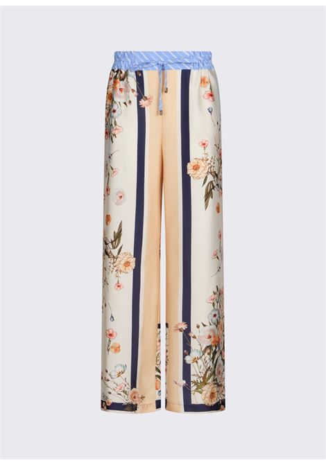 Pantaloni in twill stampato LIUJO | WA6358T2555P9546