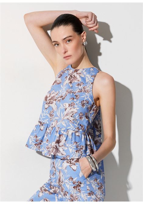 Top in popeline con fiocco LIUJO | WA6365T4853P9502