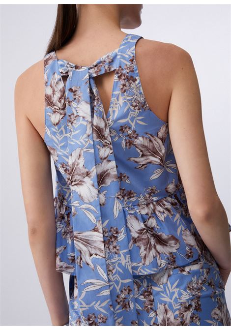 Top in popeline con fiocco LIUJO | WA6365T4853P9502