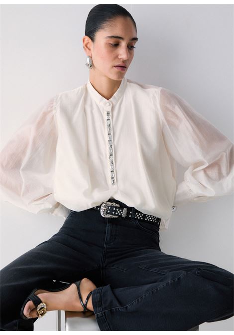 Blusa con ricami gioiello LIUJO | WA6379T435A10605