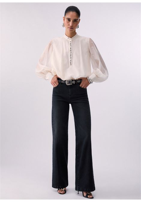 Blusa con ricami gioiello LIUJO | WA6379T435A10605