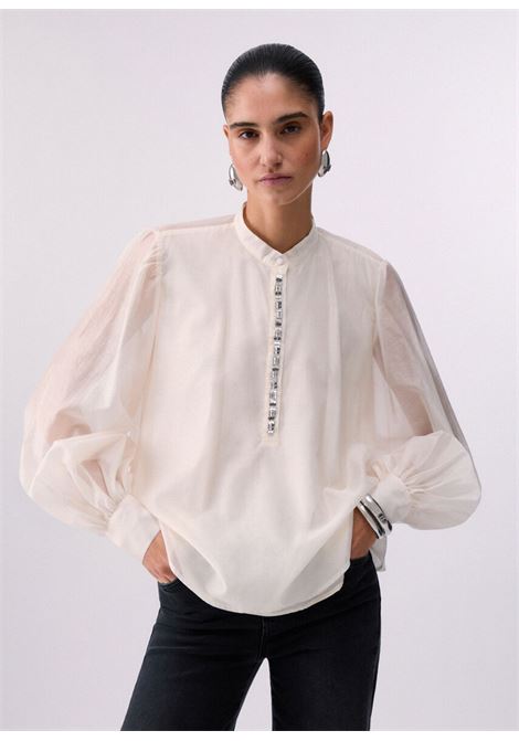 Blusa con ricami gioiello LIUJO | WA6379T435A10605