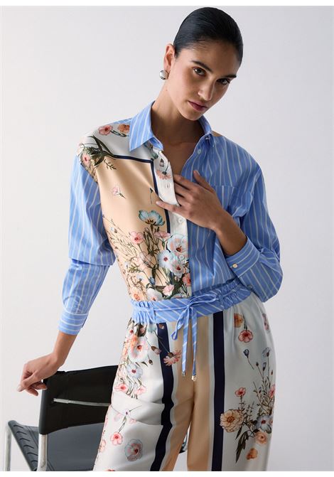 Camicia in twill stampato e popeline LIUJO | WA6383T2555P9547