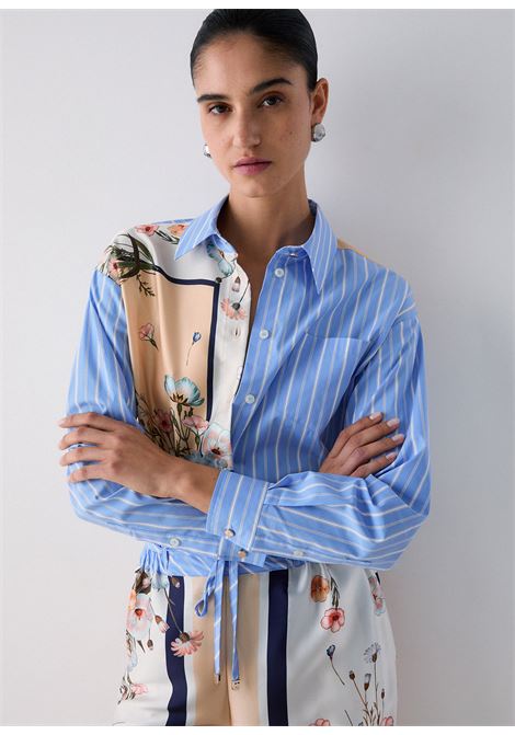 Camicia in twill stampato e popeline LIUJO | WA6383T2555P9547