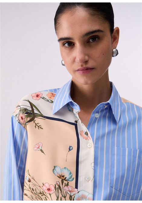 Camicia in twill stampato e popeline LIUJO | WA6383T2555P9547