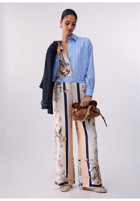 Camicia in twill stampato e popeline LIUJO | WA6383T2555P9547