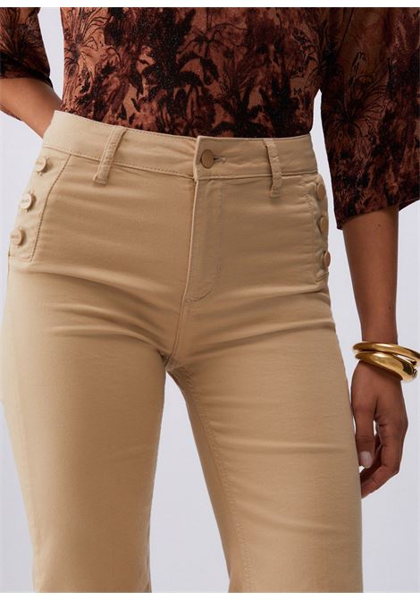 Pantaloni flare con bottoni logati LIUJO | WA6403T367A41208