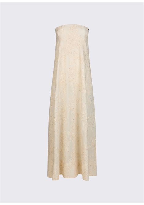 Abito lungo con ricami LIUJO | WA6456T472AP9417