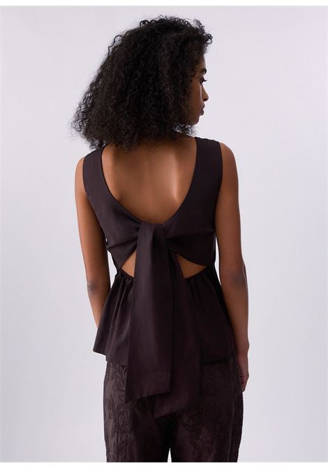 Top con fiocco dietro LIUJO | WA6468MS55N91109