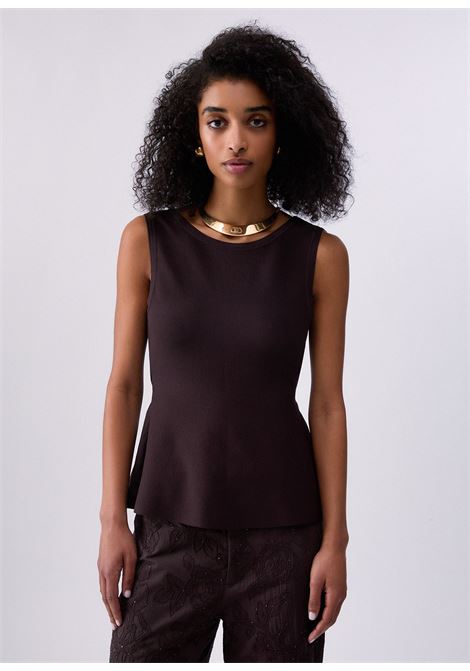 Top con fiocco dietro LIUJO | WA6468MS55N91109