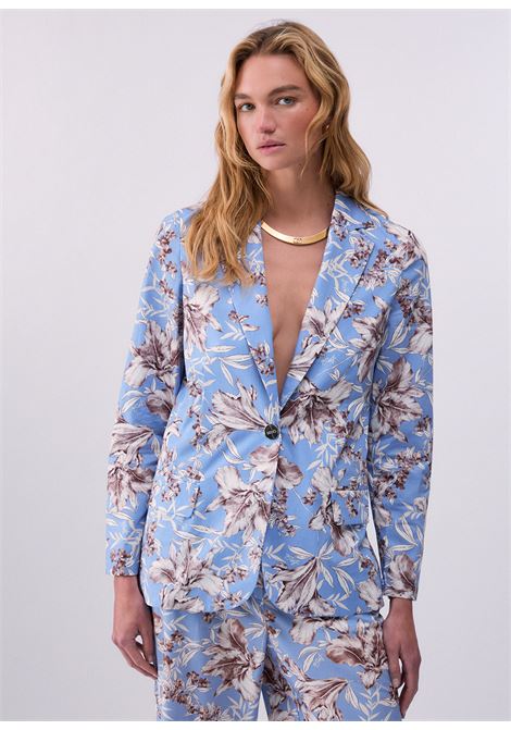 Blazer in popeline stampato LIUJO | WA6479T4853P9502