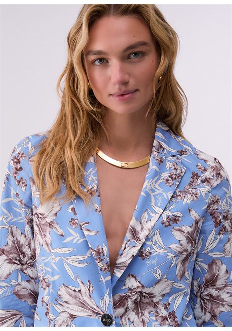 Blazer in popeline stampato LIUJO | WA6479T4853P9502