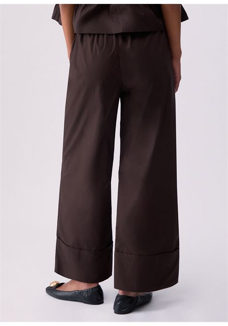 Pantaloni flare in popeline LIUJO | WA6498T485391109
