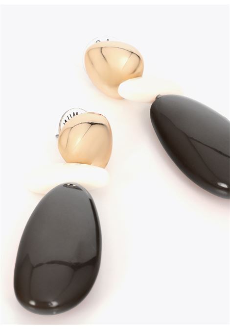 Orecchini di combinazione resina bicolore LOLA CASADEMUNT | LS2603048NERO