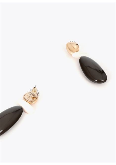 Orecchini di combinazione resina bicolore LOLA CASADEMUNT | LS2603048NERO
