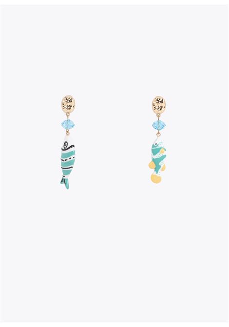 Orecchini irregolari con pesciolini LOLA CASADEMUNT | LS2603060MULTI