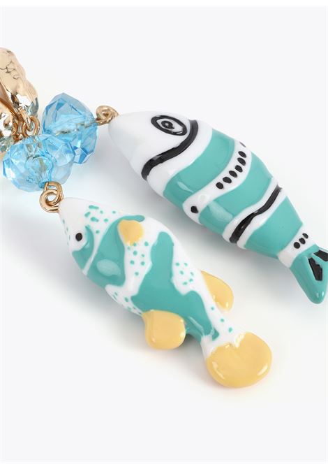 Orecchini irregolari con pesciolini LOLA CASADEMUNT | LS2603060MULTI