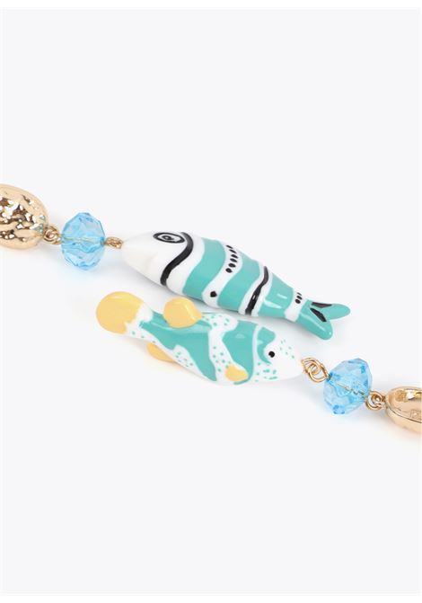 Orecchini irregolari con pesciolini LOLA CASADEMUNT | LS2603060MULTI