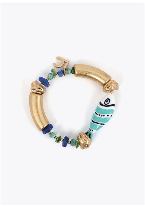 Bracciale con pescioini elastico LOLA CASADEMUNT | LS2603061MULTI