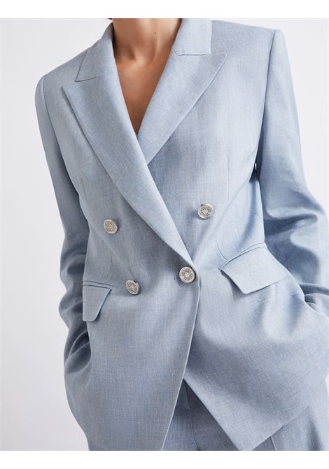 blazer in chevron di misto lino MARELLA | MLLBUSSOLA003