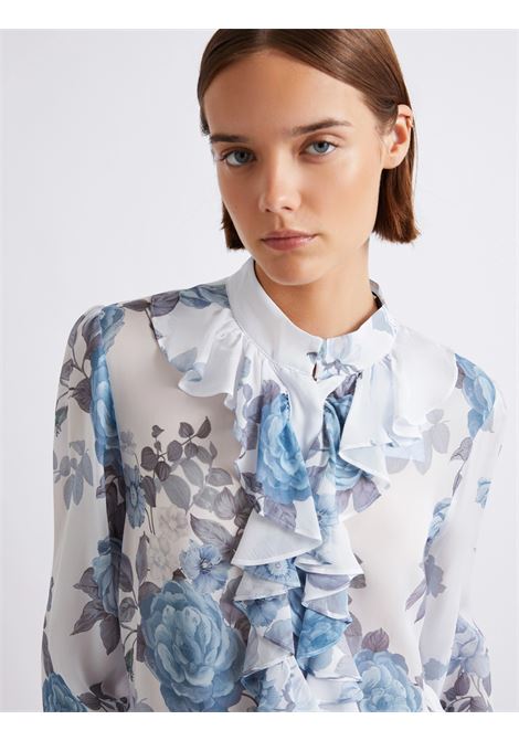 camicia in georgette con rouche MARELLA | MLLCANAPA003