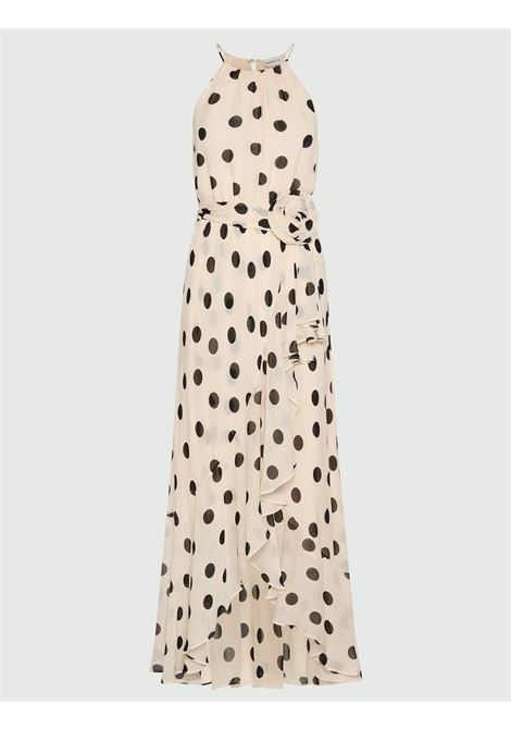 Abito con volant e rosa in tessuto - CIPRIA nero MARELLA | MLLFIERO001