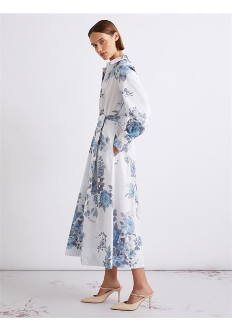 Chemisier in popeline di cotone Formica Azzurro MARELLA | MLLFORMICA003