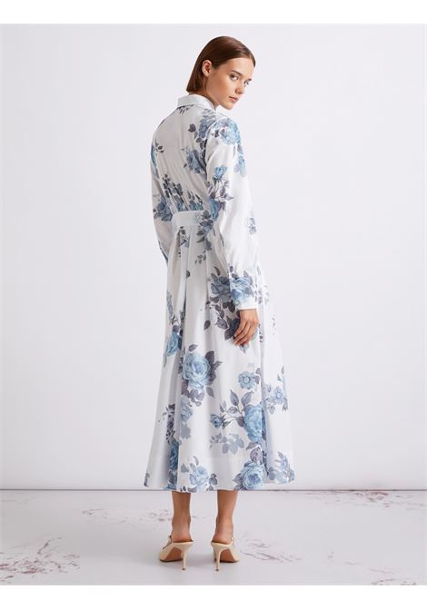 Chemisier in popeline di cotone Formica Azzurro MARELLA | MLLFORMICA003