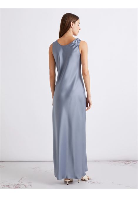 Abito con spalline in satin - AZZURRO MARELLA | MLLOVALE001