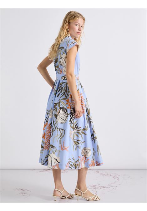 Chemisier in cotone stretch - AZZURRO MARELLA | MLLPADANA002