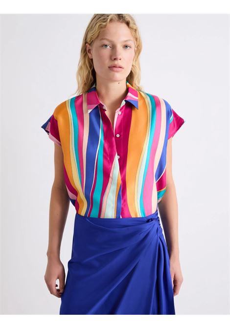 Camicia in seta con nodo - FUXIA MARELLA | MLLRECENTE003