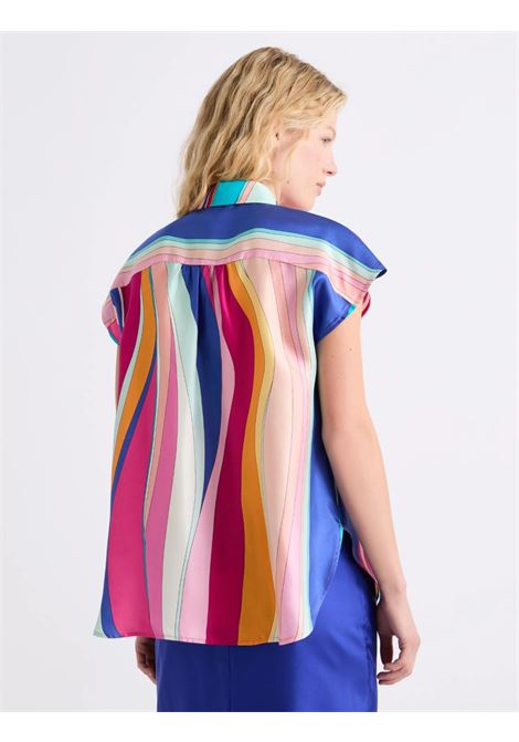 Camicia in seta con nodo - FUXIA MARELLA | MLLRECENTE003