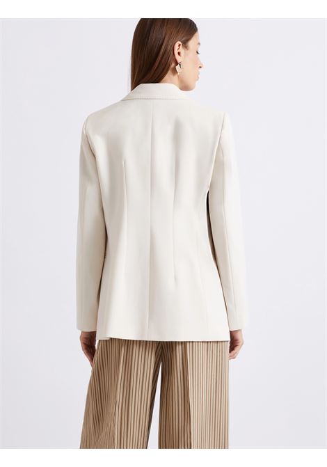Blazer doppiopetto in tela stretch Bianco MARELLA | MLLTROPICO001