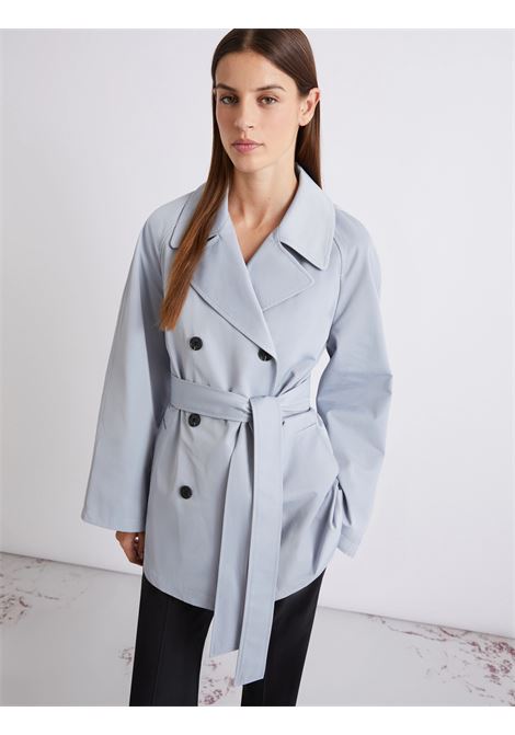 Trench in cotone tecnico Azzurro MARELLA | MLLUMIDO002