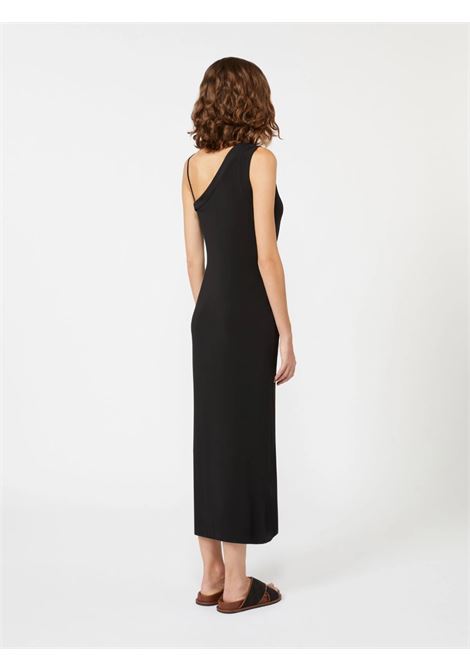 Abito monospalla in jersey - Nero MAXMARA beachwear | BCHFIABE006
