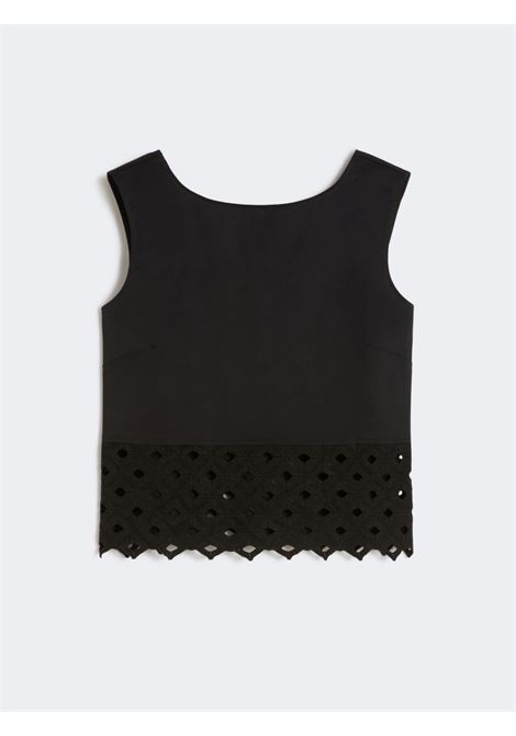 top in jersey con pizzo MAXMARA beachwear | BCHMAGGIO002