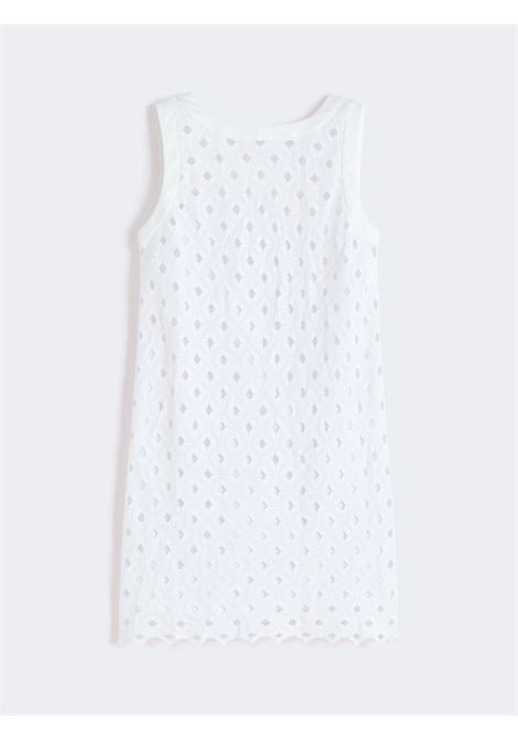 Abito ad A in jersey macramé - Bianco ottico 235,00 MAXMARA beachwear | BCHPESI001