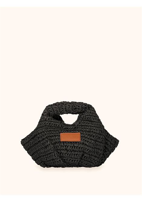 mini bag in paglia MEFUI | MA26-SW0065BK