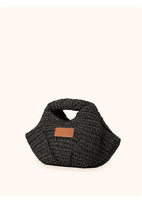 mini bag in paglia MEFUI | MA26-SW0065BK