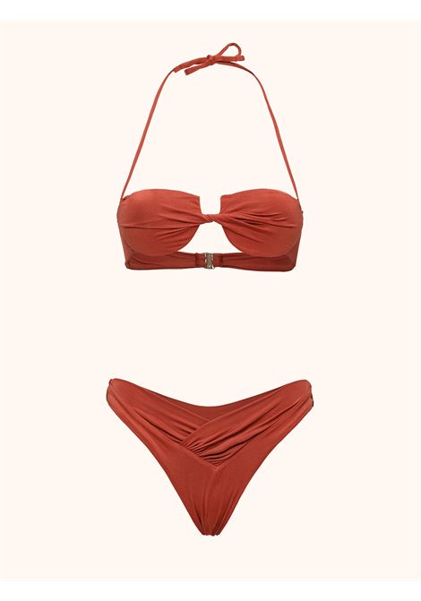 Bikini Donna Me Fui Reggiseno con Ferretto e Slip Fisso Red Clay MEFUI | MF26-SW0102RC