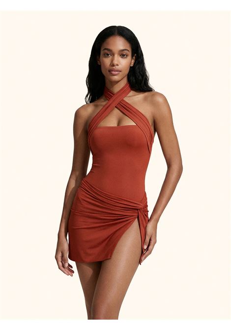 E.Femme Abito Da Spiaggia Elena 2281 In Spugna - Turchese, Taglia 50, Stile Marinista, Oeko-Tex