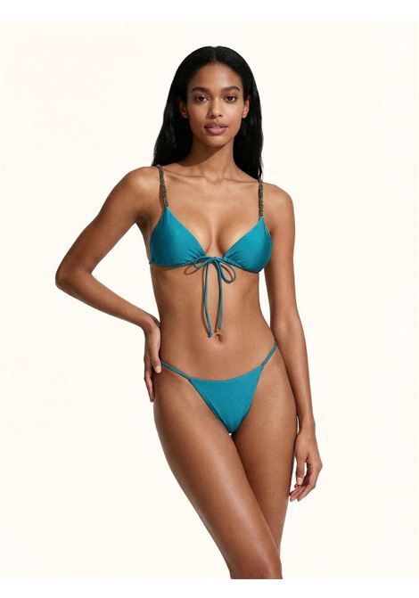 Bikini Donna Me fui Triangolo con Slip fisso Petrolio MEFUI | MF26-SW0120PT