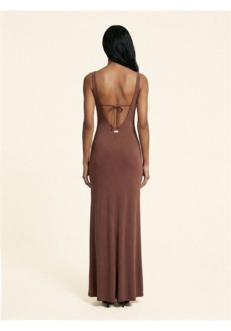 Vestito Lungo Donna Me Fui Marrone MEFUI | MF26-SW0329BN