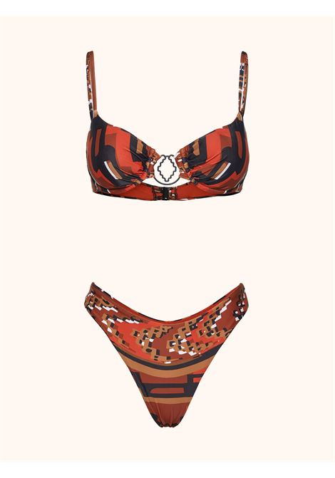 Bikini Donna Me fui Reggiseno ferretto con Slip Americano fisso Fantasia MEFUI | MF26-SW0411X21