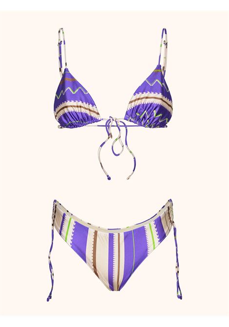 Bikini Donna Me Fui Triangolo con Slip regolabile Coprente Fantasia MEFUI | MF26-SW0540X40